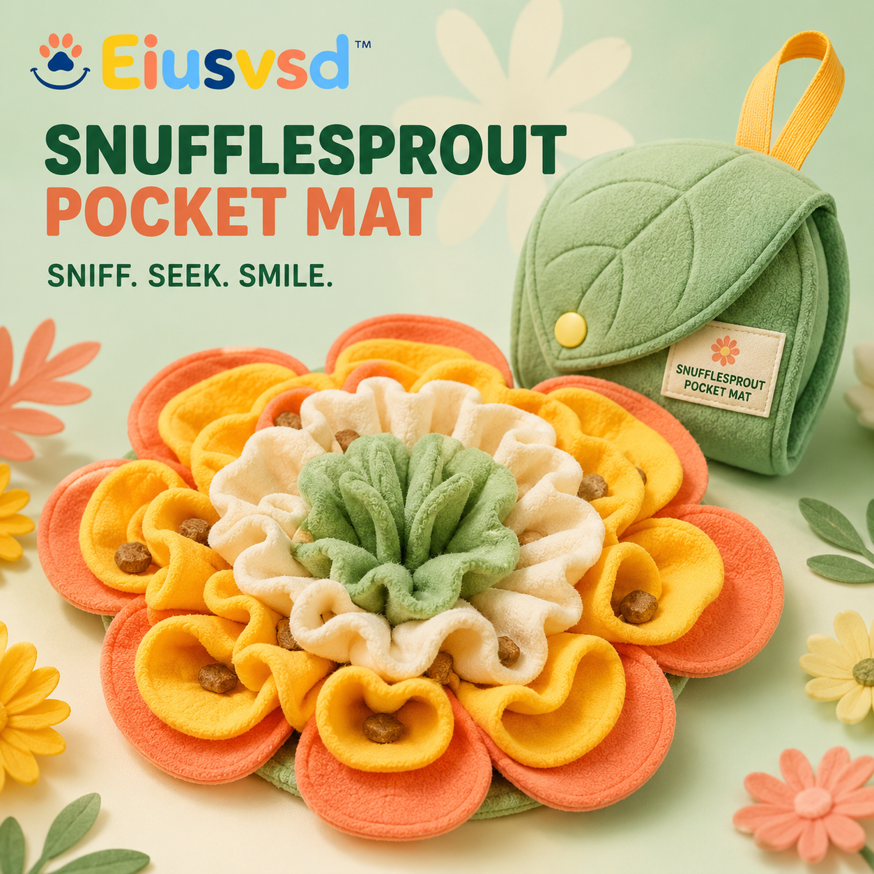 Eiusvsd™ SnuffleSprout Pocket Mat