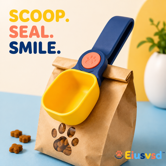 Eiusvsd™ ScoopSeal Pet Food Clip
