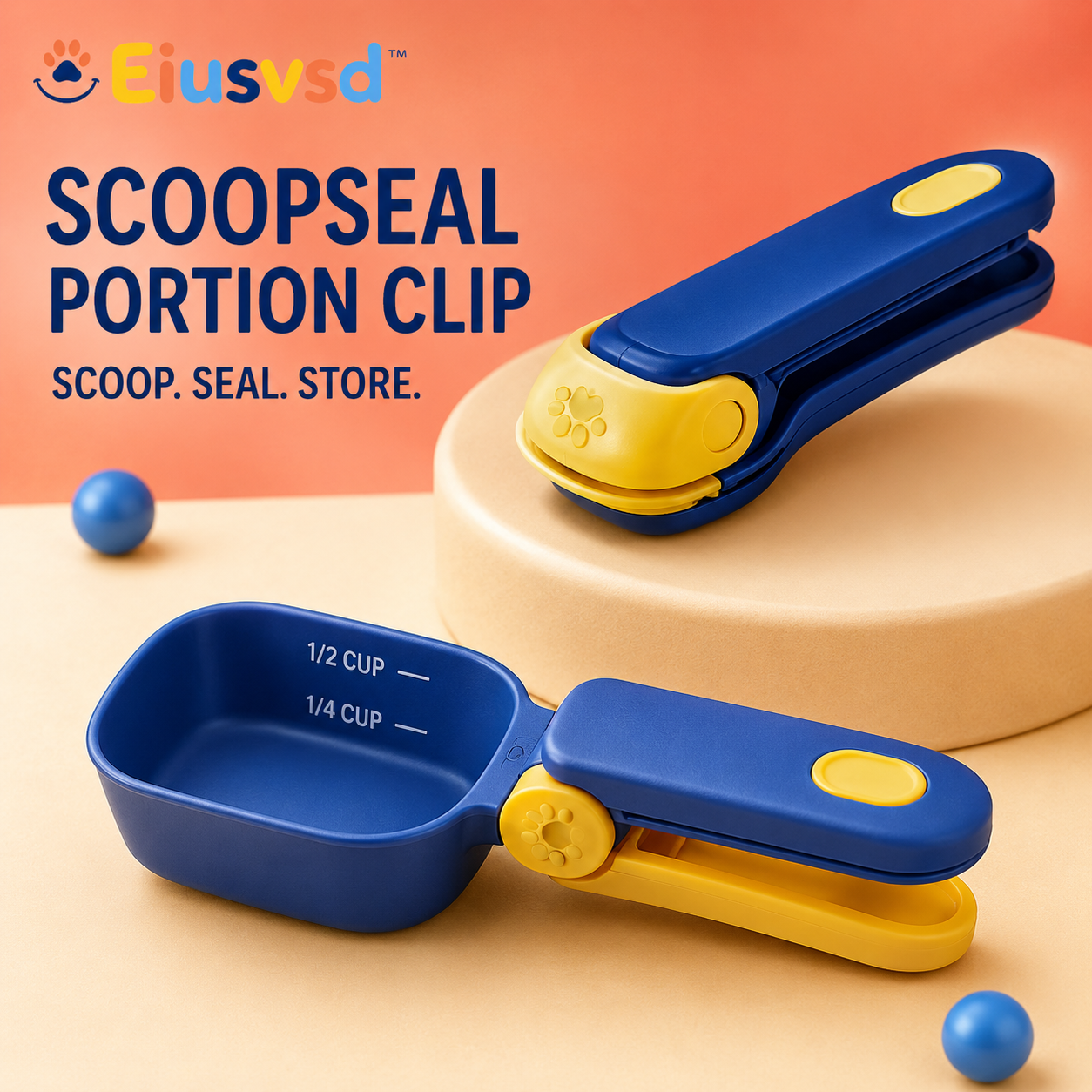 Eiusvsd™ ScoopSeal Portion Clip