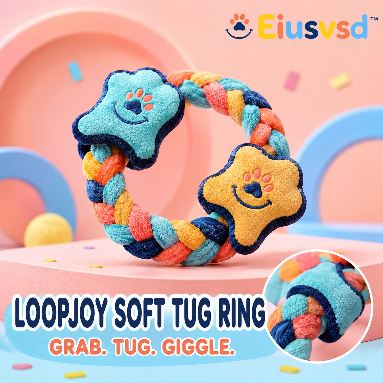 Eiusvsd™ LoopJoy Soft Tug Ring